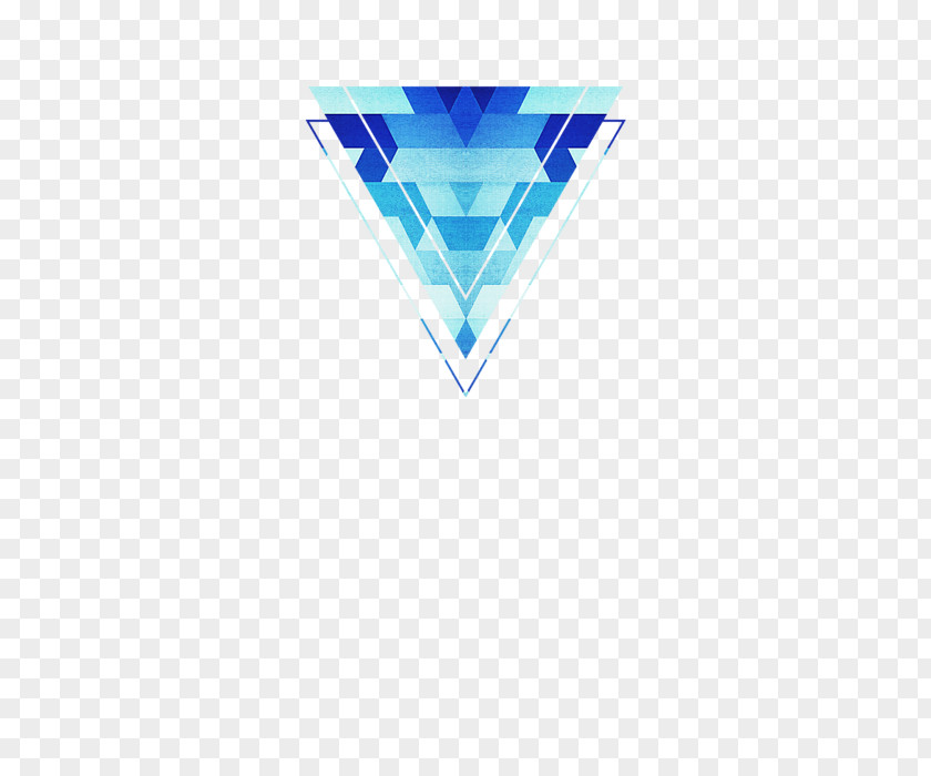 Inverted Triangle Geometry Pattern PNG