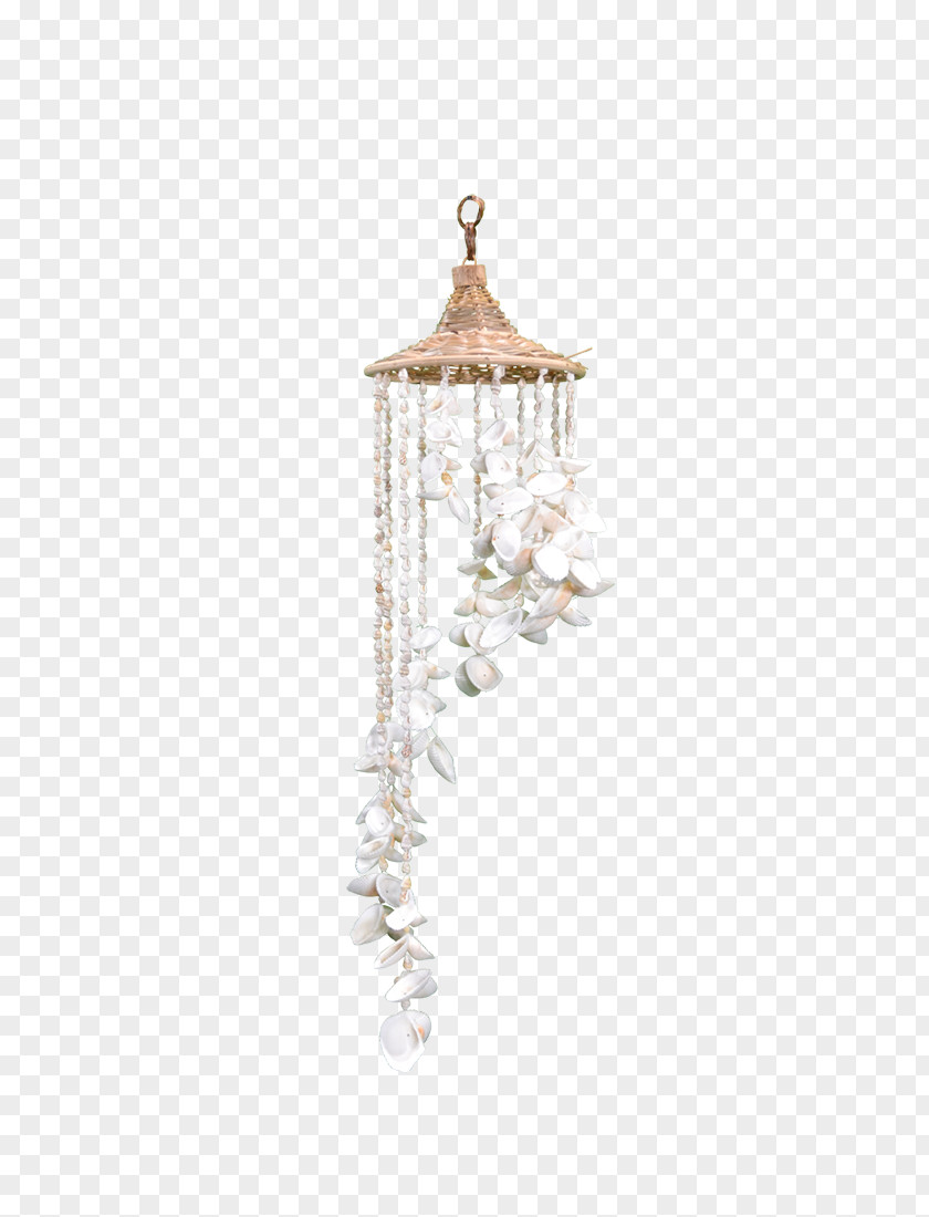Seashell Wind Chimes Hat PNG