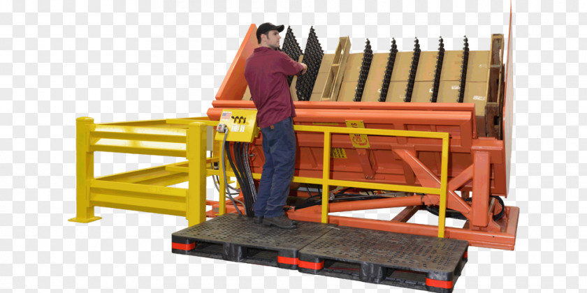 Warehouse Pallet Crane Wood Material Handling PNG