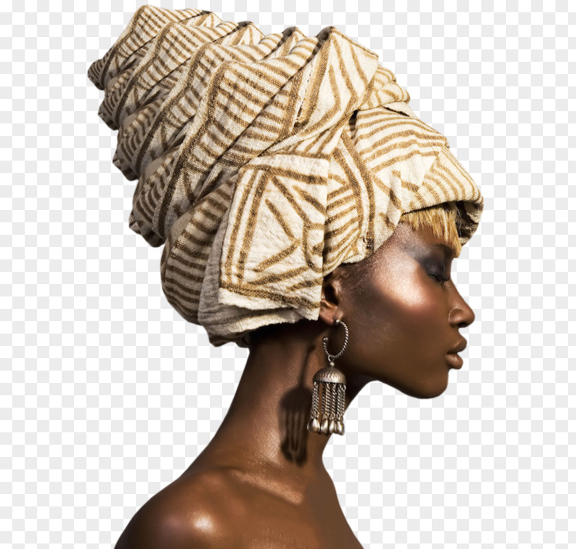 Africa Head Tie Woman Headscarf Hijab PNG