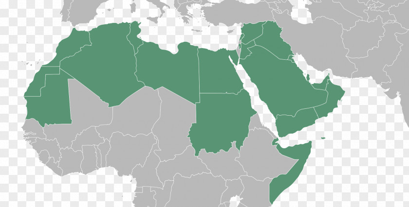 Arabic Arab World North Africa Arabian Peninsula Map PNG