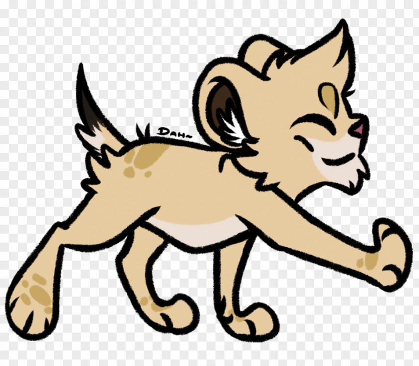 Cat Red Fox Line Art Cartoon Clip PNG