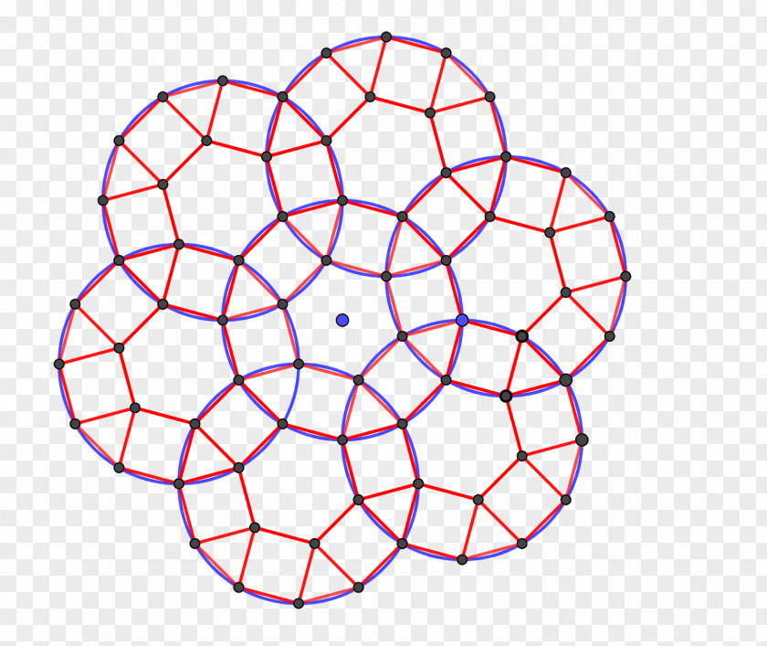 Circle Symmetry Tessellation Point Pattern PNG