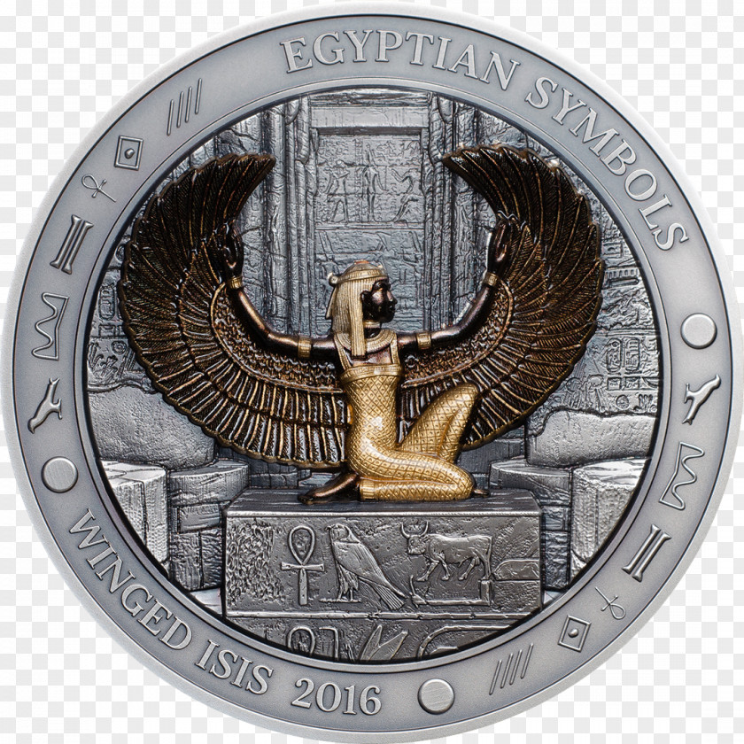 Egyptian Gods Isis Coin Symbol Ancient Egypt PNG
