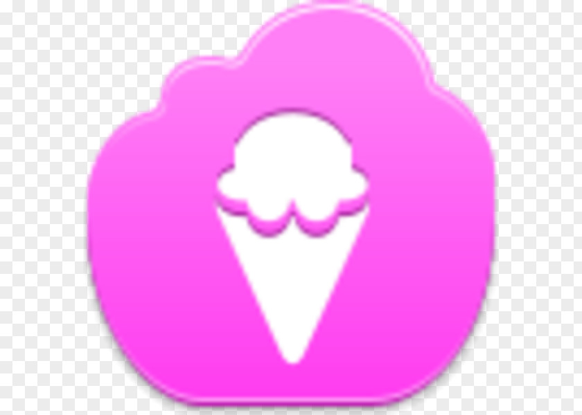 Pink Clouds Painted Free Button PNG