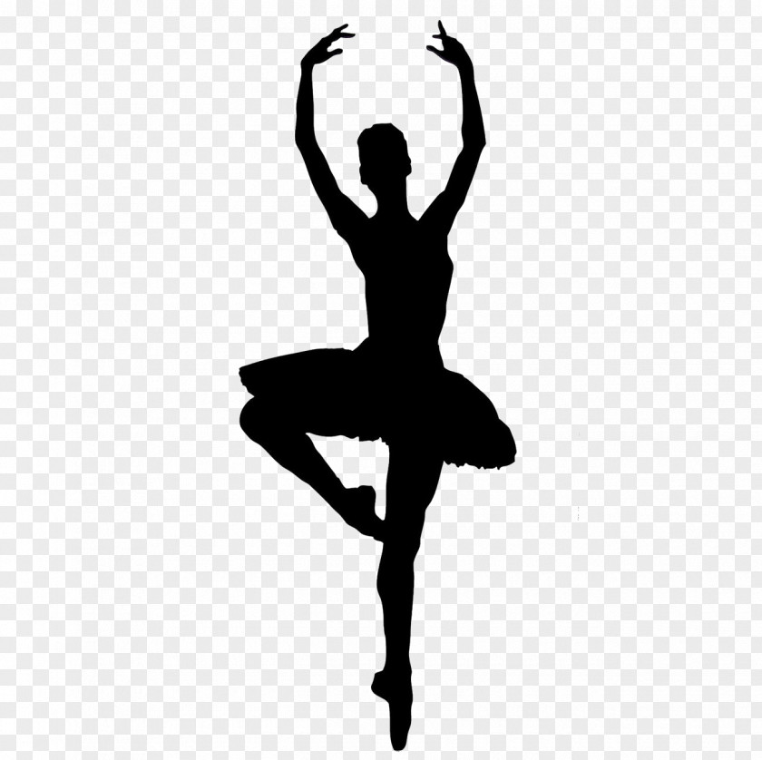 Ballet Dancer Illustration Silhouette PNG