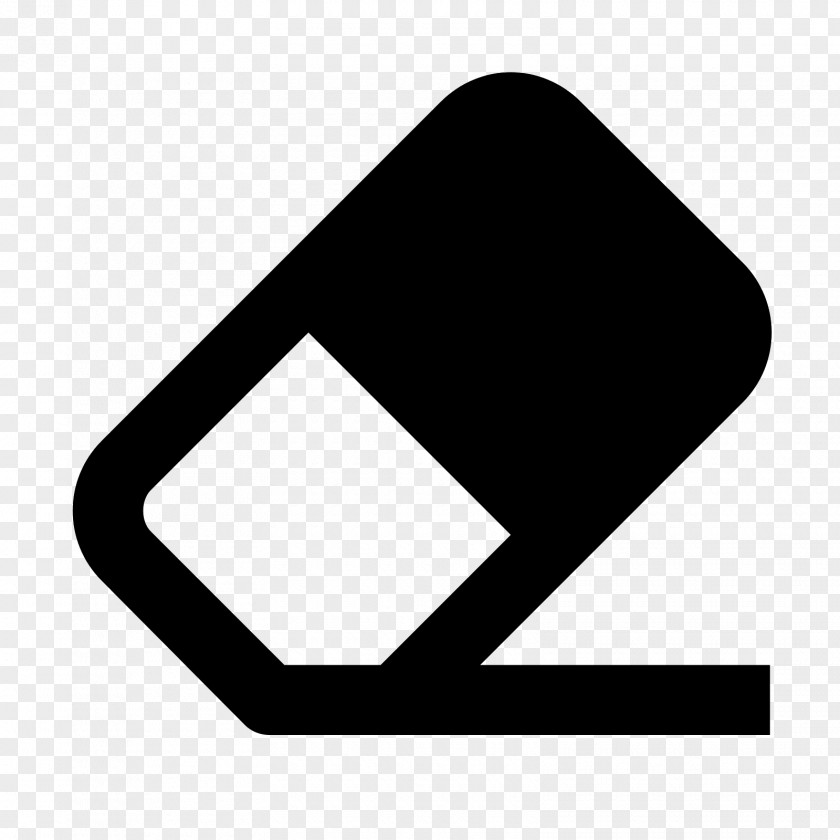 Eraser Icon Design Graphic PNG