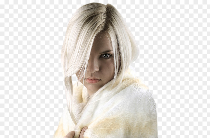 Hair Blond Coloring Long Wig PNG