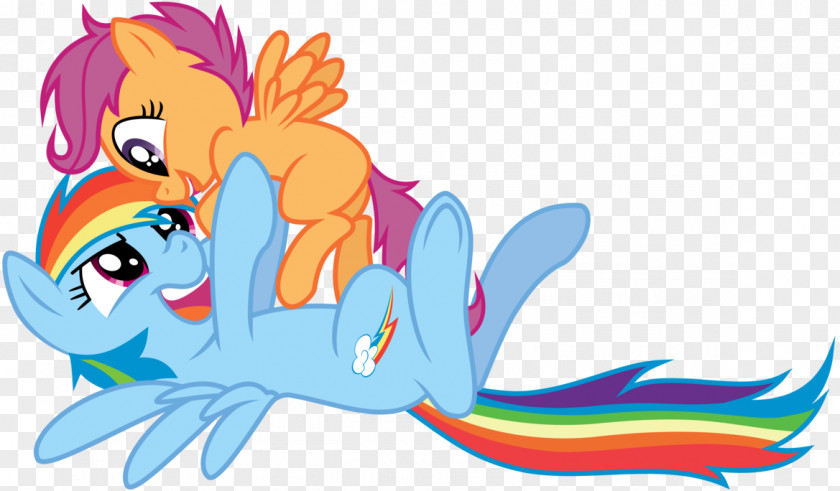Layer Flyer Rainbow Dash Scootaloo My Little Pony PNG