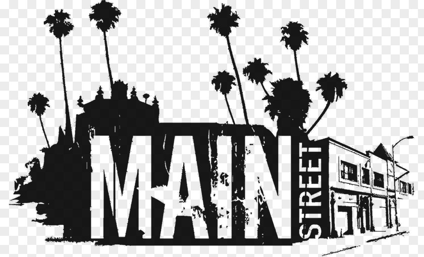 Main Street Santa Monica Logo Brand Fe PNG