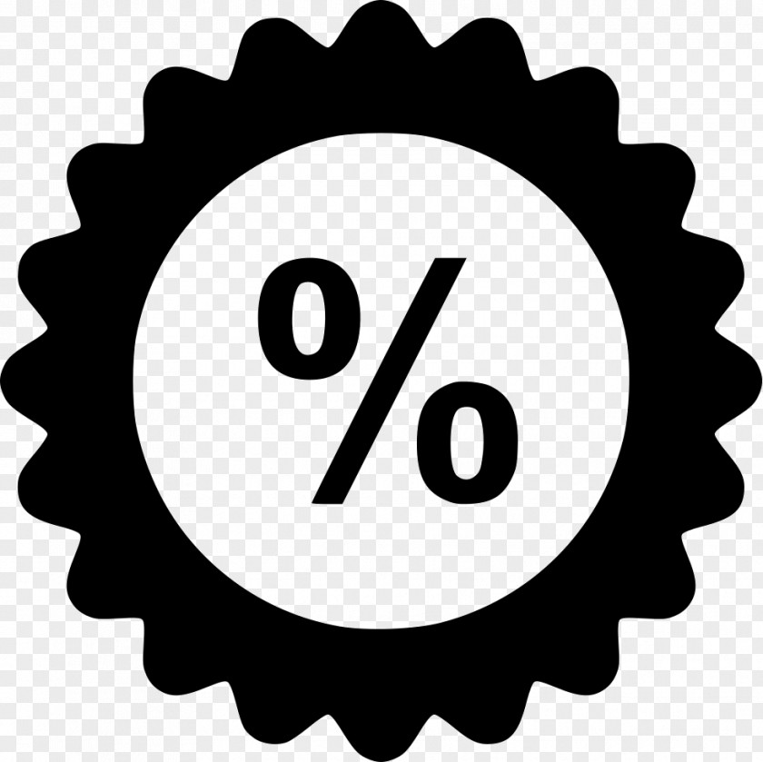 Percentage Icon Sticker Vector Graphics Label Illustration Decal PNG