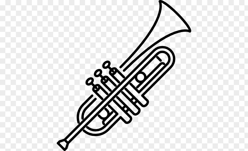 Trumpet And Saxophone Musical Instruments PNG