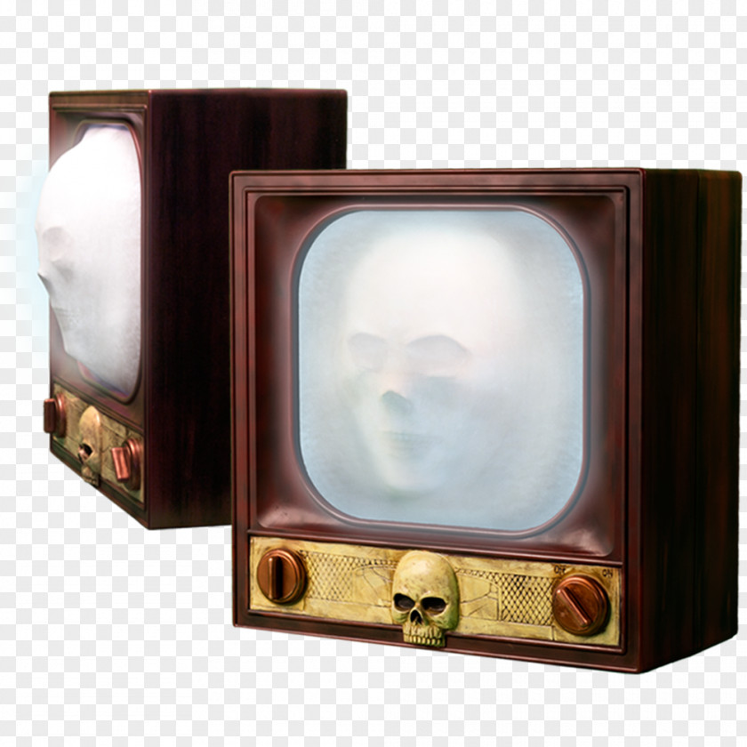 .vision Television Haunted House Halloween Ghost Ghoul PNG