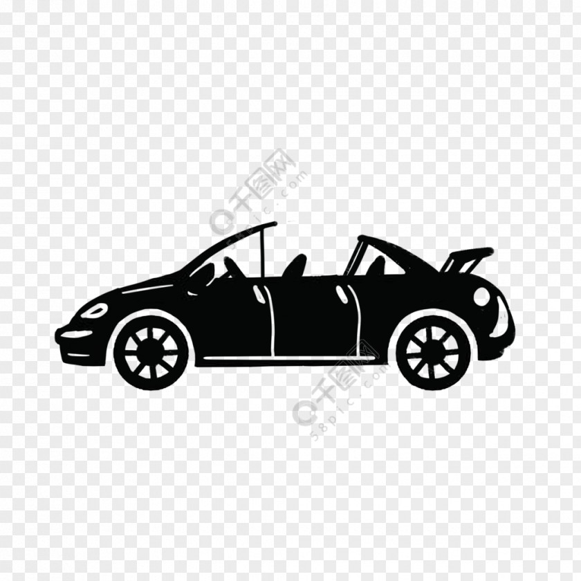 Wheel Compact Car Cartoon PNG