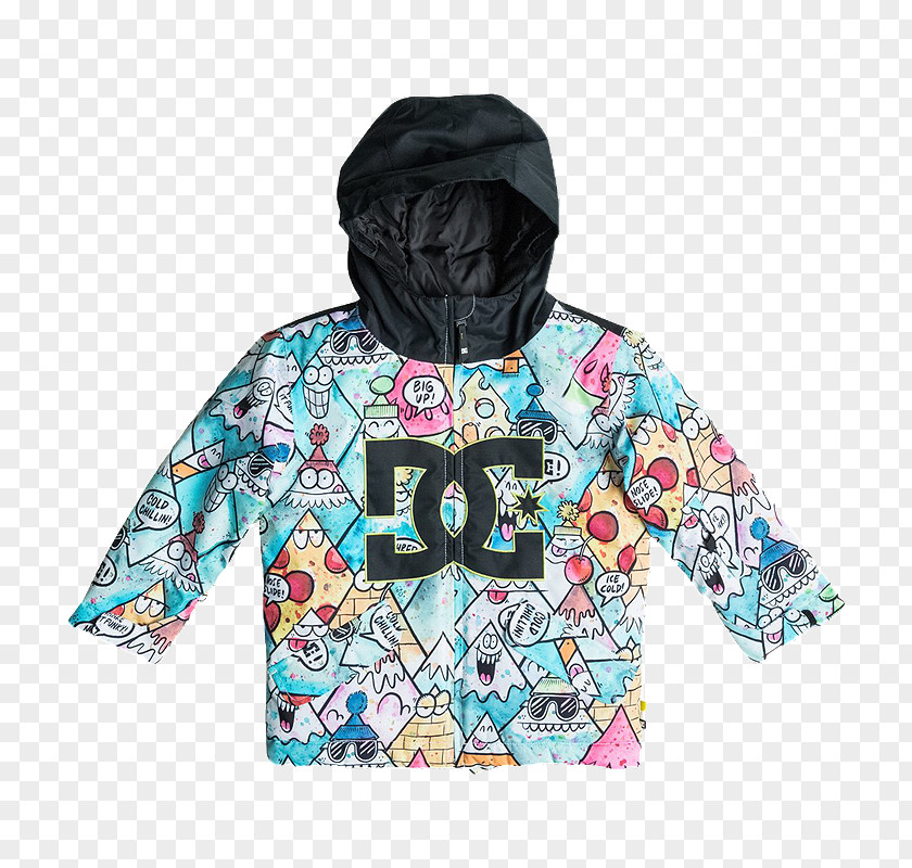Winter Jacket With Hoodie DC Shoes Clothing Snowboard Coat PNG