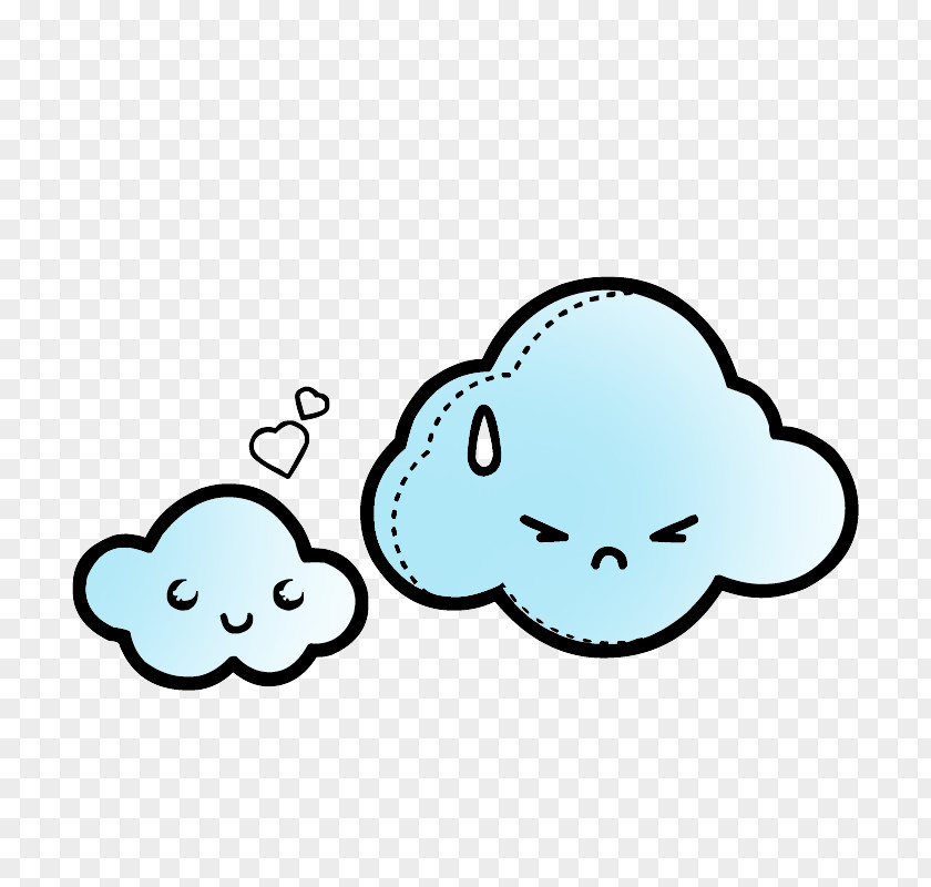 Cartoon Cloud Drawing Clip Art PNG