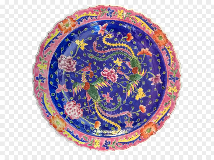 Chinese Herbaceous Peony Plate Platter Tableware Bowl Meal PNG