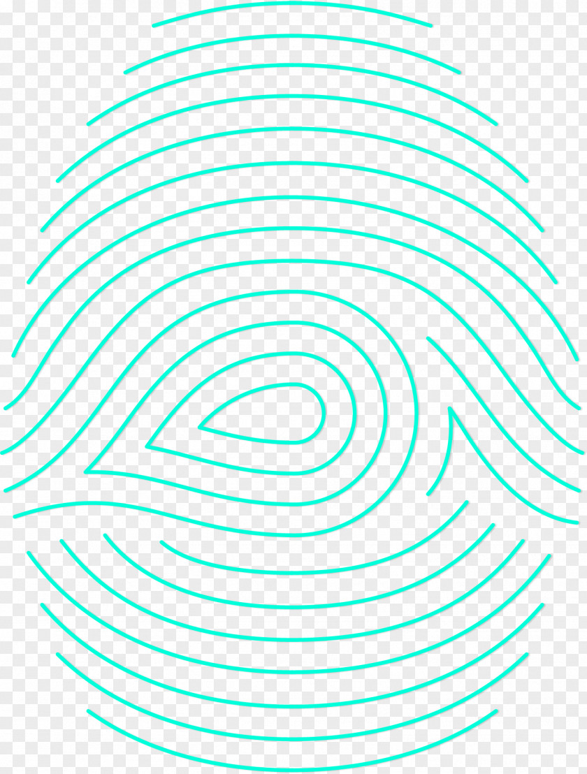 Finger Print Circle Line Art Area White PNG