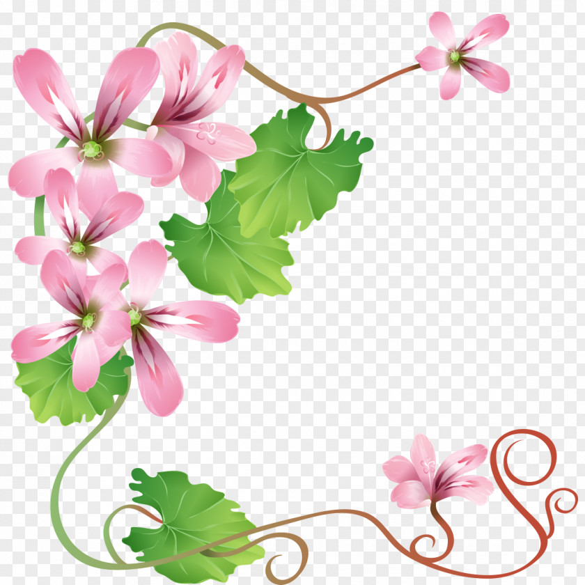 Floral Decoration Flower Watercolor Painting PNG