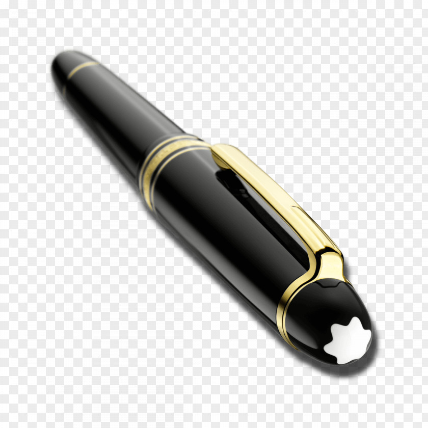 Gold Meisterstück Rollerball Pen Pens Fountain Montblanc PNG