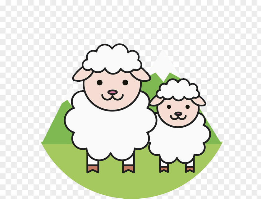 Lovely Sheep Clip Art PNG