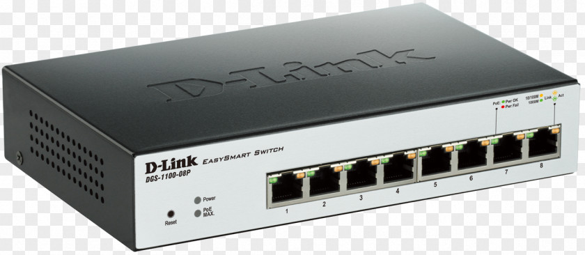 Power Over Ethernet Gigabit Network Switch D-Link PNG