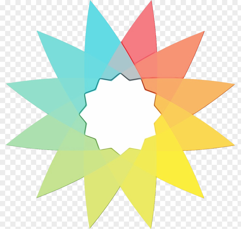 Symmetry Star Smiley Face Background PNG