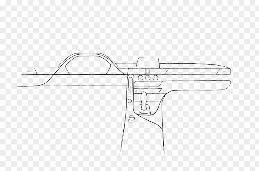 Weapon Line Art Sketch PNG