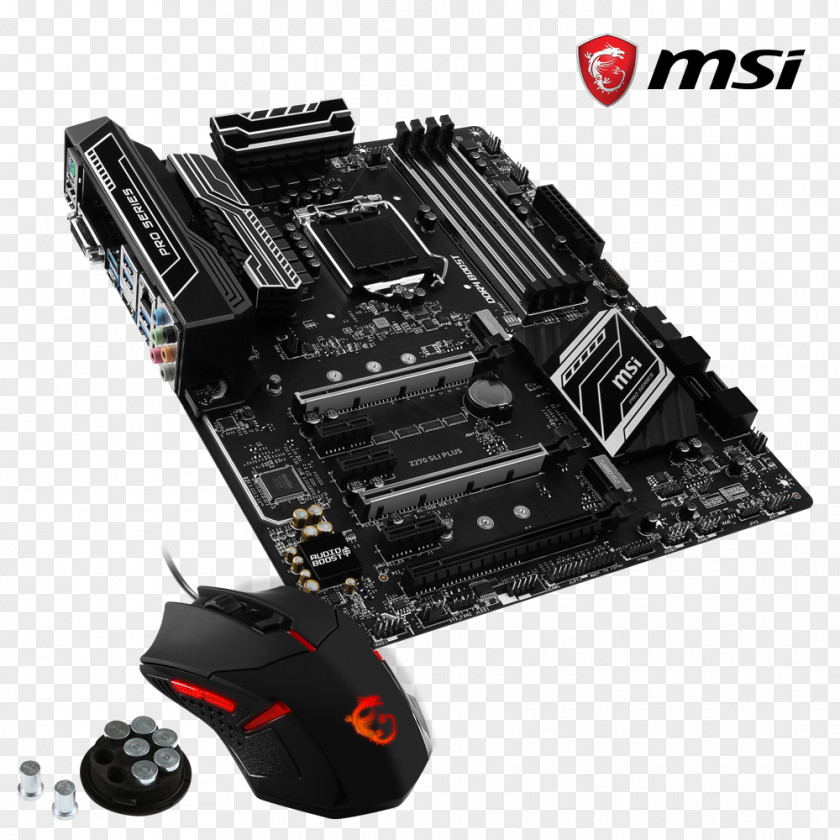 ATX Intel LGA 1151 MSI H270 GAMING PRO CARBON Motherboard Z270 SLI PLUS PNG