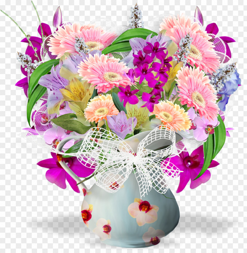 Flower Vase Floral Design PNG