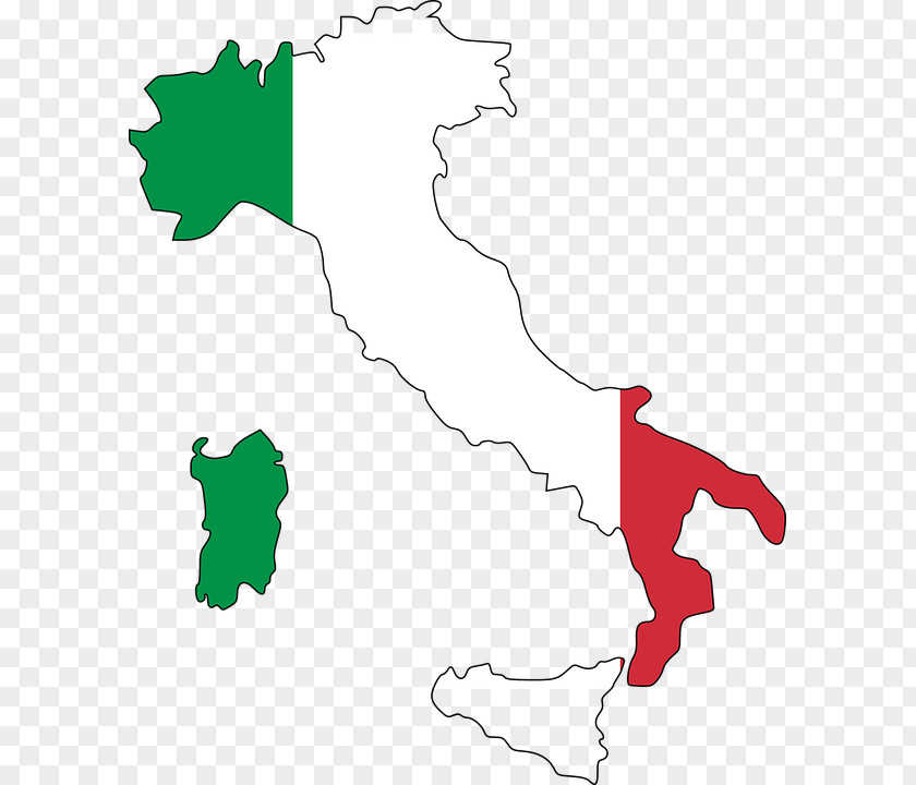 Maa Flag Of Italy Map National PNG