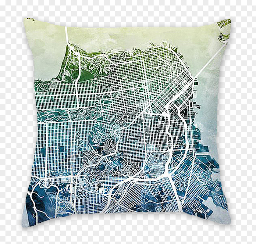 Map City Artist Giclée PNG