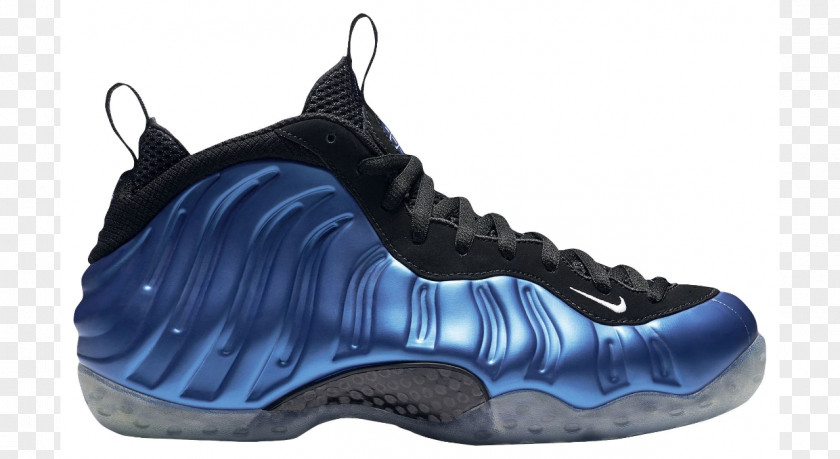 Nike Air Foamposite One 20 Shoes Dark Neon Royal // White 895320 500 Men's Sports PNG