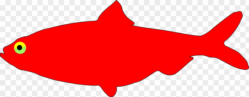 Red Fish Flag Clip Art PNG
