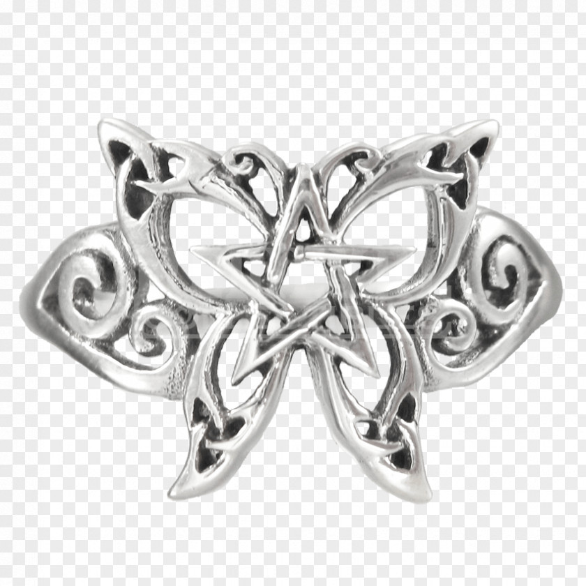 Silver Body Jewellery Ring Symbol PNG