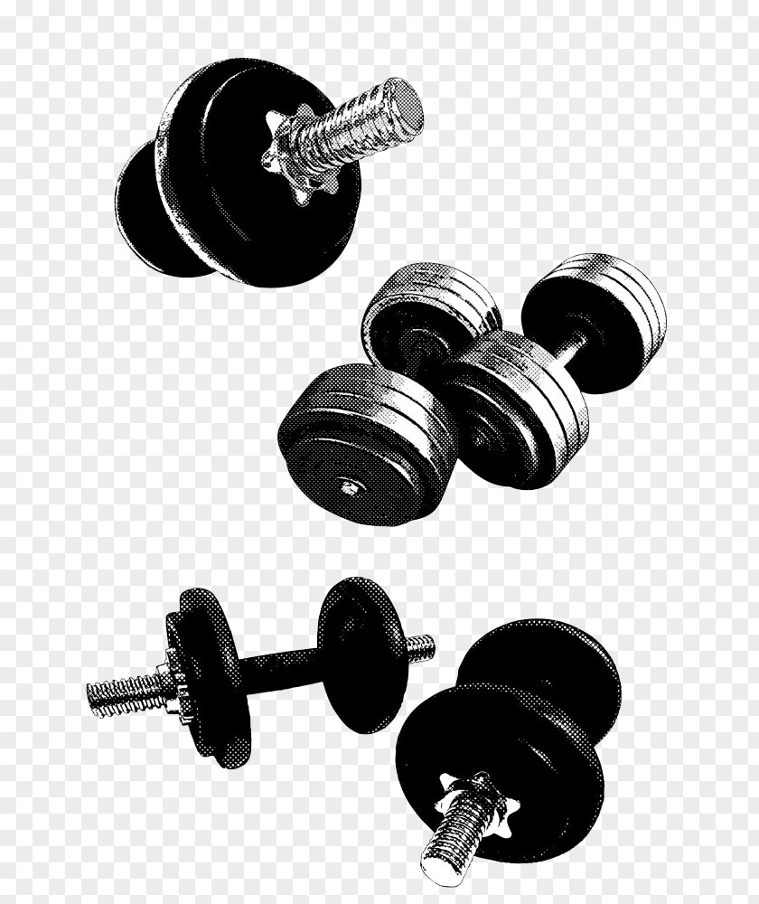 Black Fitness Equipment Exercise Dumbbell Stock Photography Physical Clip Art PNG