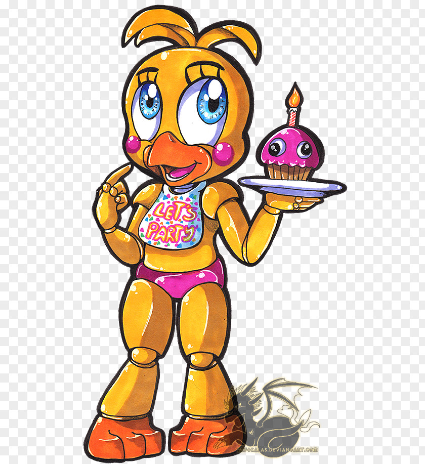 Crazy Chicken Five Nights At Freddy's 2 4 Freddy's: Sister Location Cupcake PNG