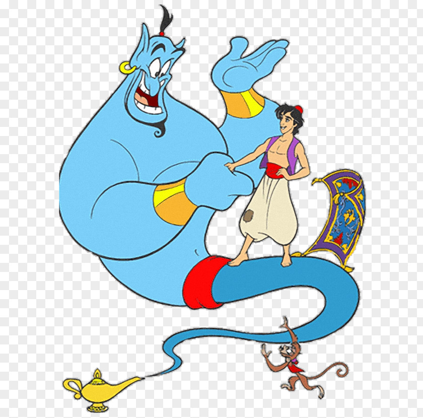 Disney Aladdin Genie Cartoon Clip Art PNG