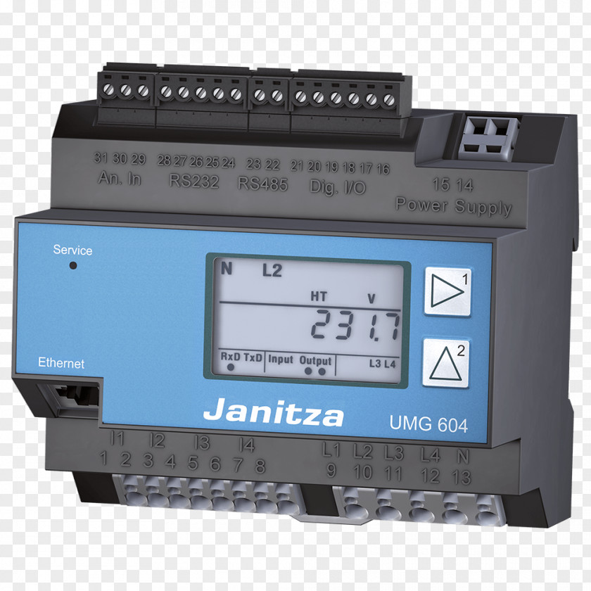 Energy Electric Power Quality Electricity Meter Measuring Instrument Janitza PNG