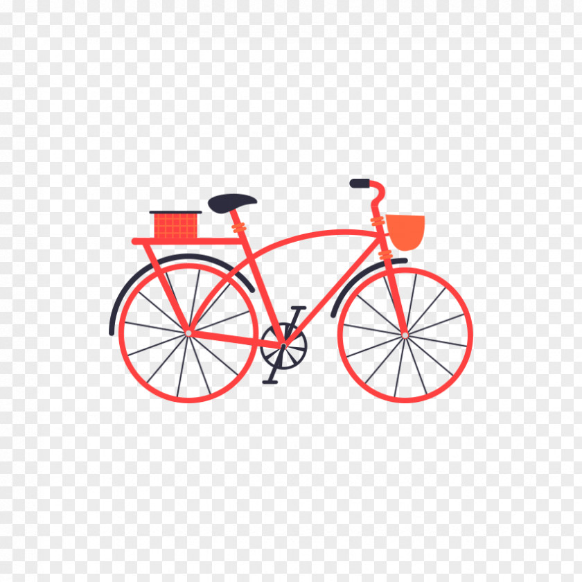 Flat Bike The Ultimate Bicycle Owners Manual: Universal Guide To Bikes, Riding, And Everything For Beginner Seasoned Cyclists Design Basket PNG