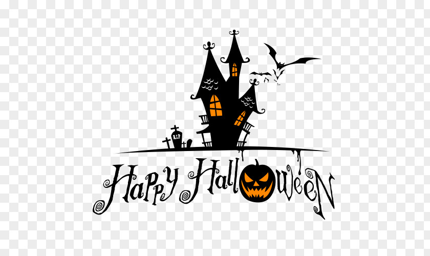 Halloween Effect English Wall Decal Sticker PNG