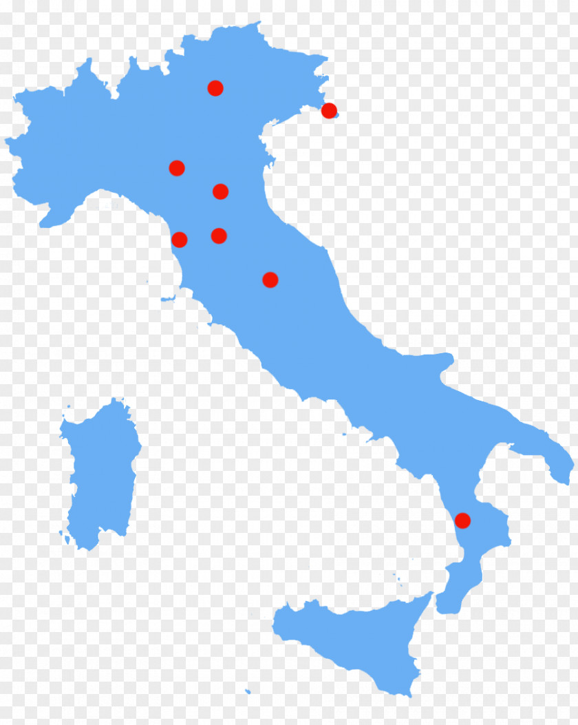 Italy Vector Map PNG