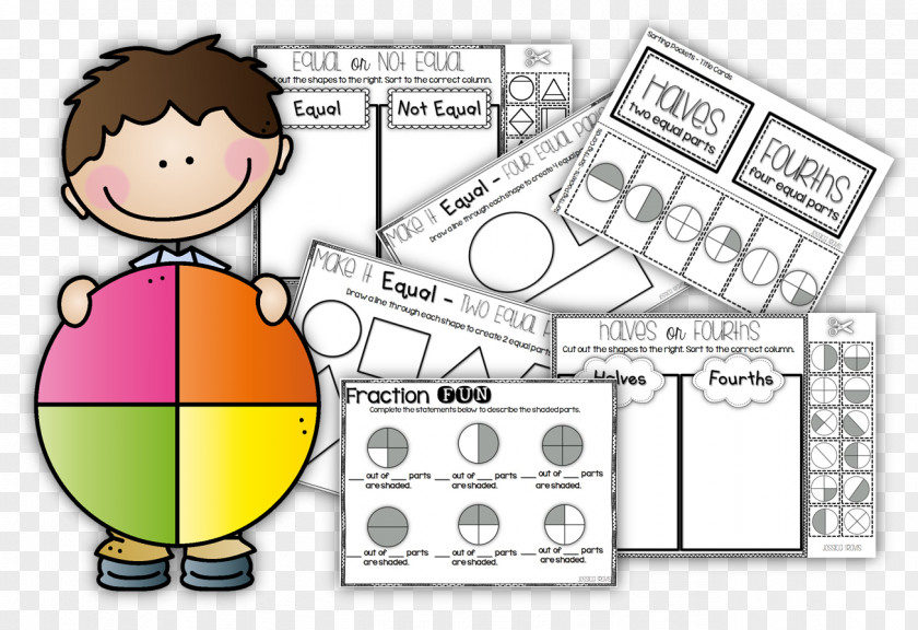 Mathematics Fun With Fractions Master Basic Fraction Skills Workbook PNG