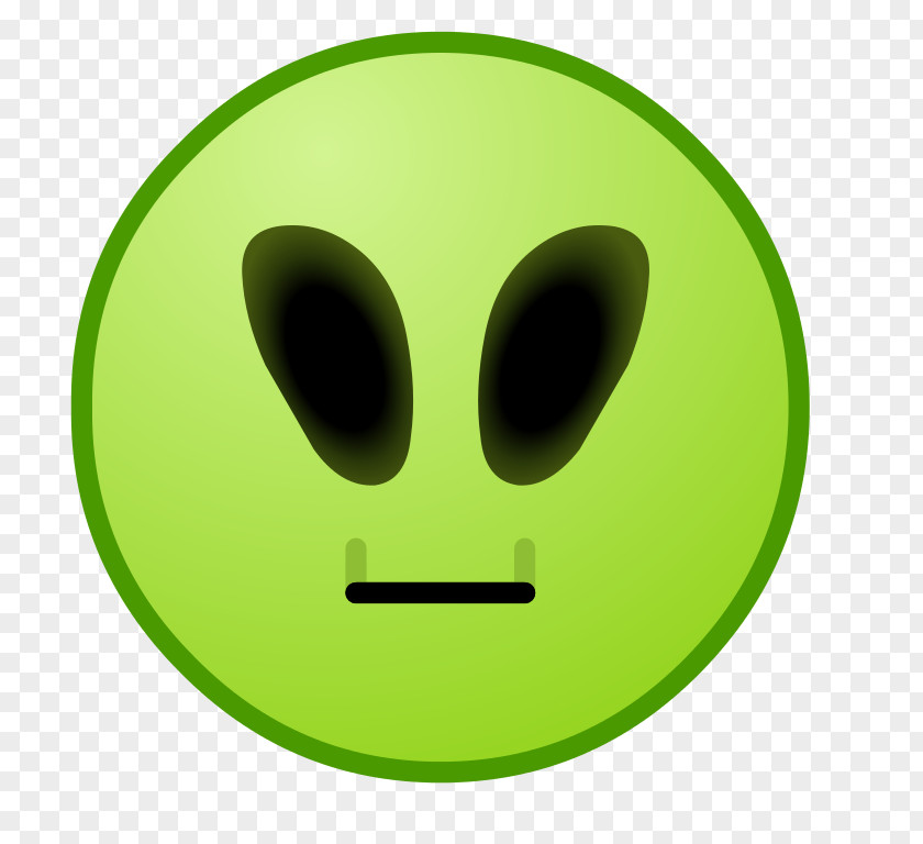 Smiley Green PNG