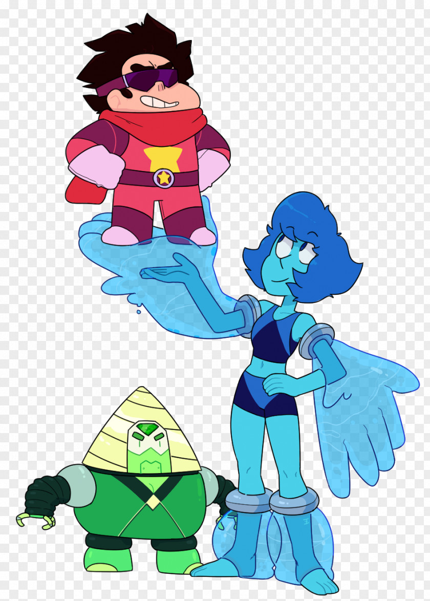 Too Much Work Pearl Lapis Lazuli Peridot Ruby Character PNG