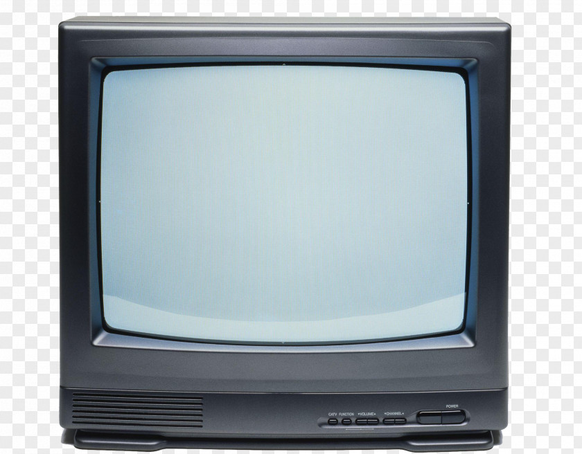 Vintage TV Television Set Computer Monitor Flat Panel Display Electronics PNG