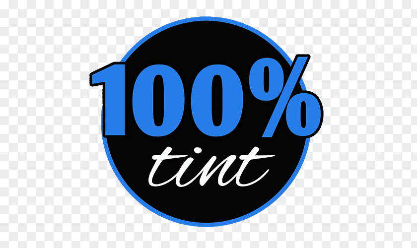 Window 100% Tint Films Logo Car PNG