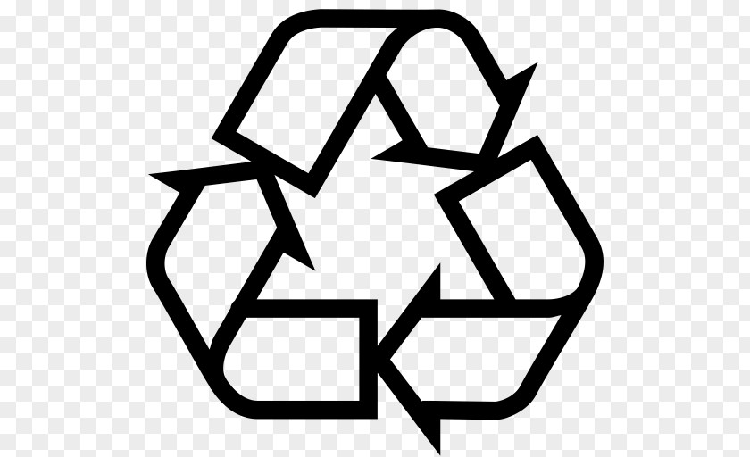 Arrow Recycling Symbol Paper Bin PNG