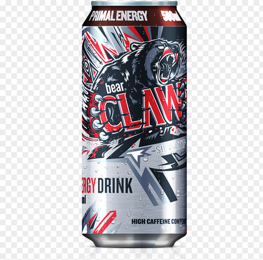 Beer Energy Drink Bear Claw Fizzy Drinks 5-hour PNG