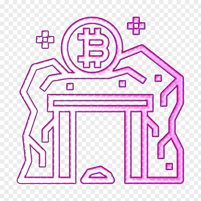 Bitcoin Icon Data Mining PNG